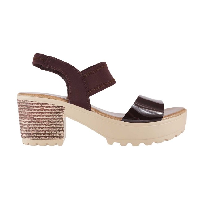 Mochi Women Brown Casual Sandals (SKU: 33-9815-12-36)