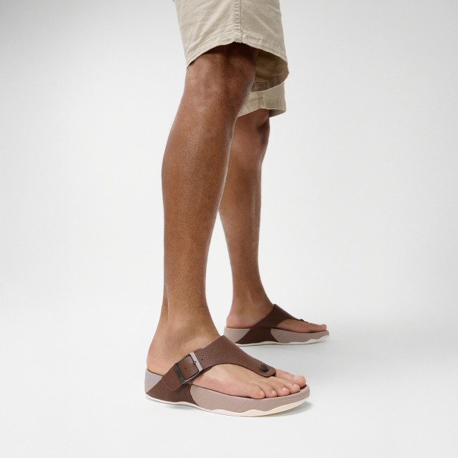Fitflop Men Moka-brown Casual Slippers (SKU: 338-11398L-43-12)