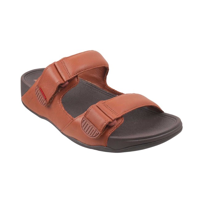 Fitflop Mens Adjustable Leather Slides (SKU: 338-216-23-10)