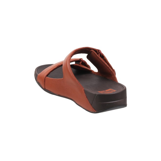 Fitflop Mens Adjustable Leather Slides (SKU: 338-216-23-10)