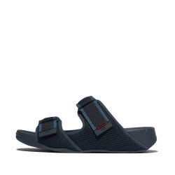 Fitflop Gogh Moc Mens Adj. Water-Resistant Mesh Slides