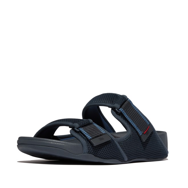 Fitflop Gogh Moc Mens Adj. Water-Resistant Mesh Slides (SKU: 338-417-17-10)
