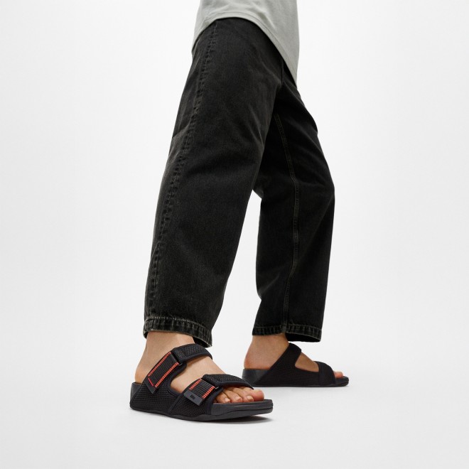 Fitflop Gogh Moc Mens Adj. Water-Resistant Mesh Slides (SKU: 338-417-11-9)