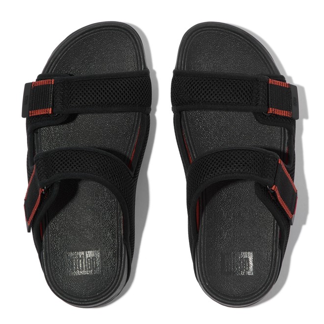 Fitflop Gogh Moc Mens Adj. Water-Resistant Mesh Slides (SKU: 338-417-11-9)