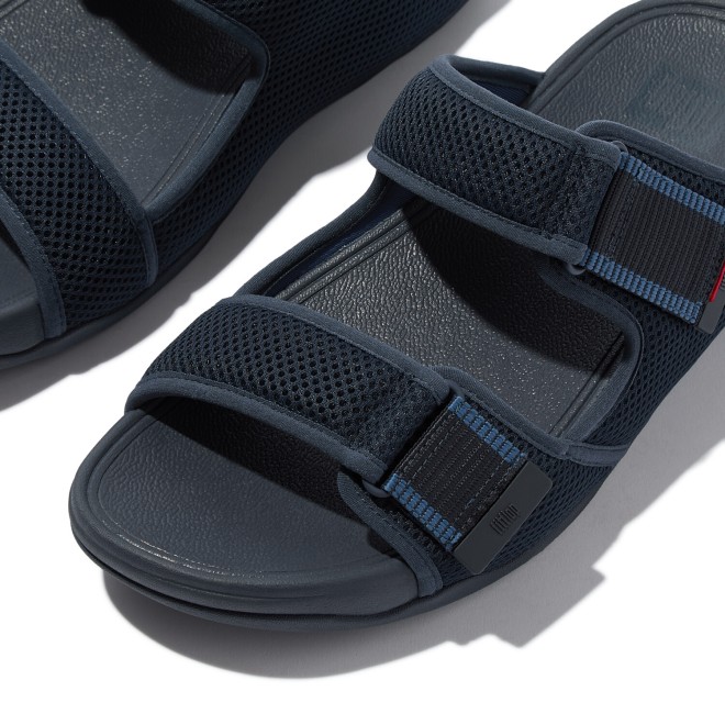 Fitflop Gogh Moc Mens Adj. Water-Resistant Mesh Slides (SKU: 338-417-17-10)