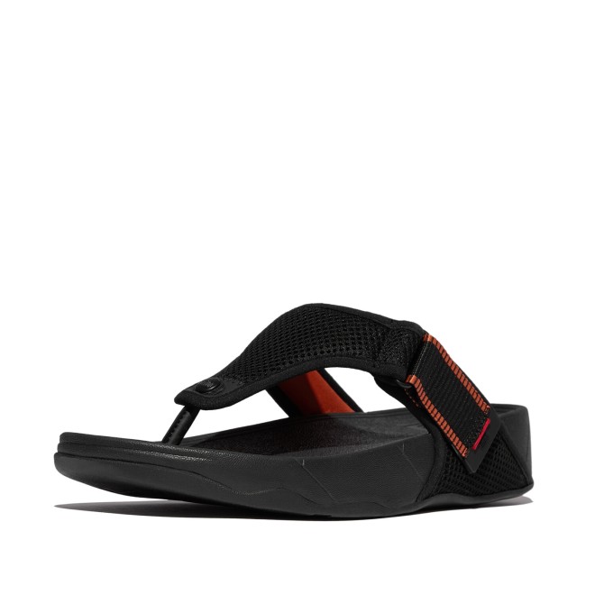 Fitflop Trakk Mens Adj. W-Resistant Mesh Toe-Post Sandals (SKU: 338-419-11-11)
