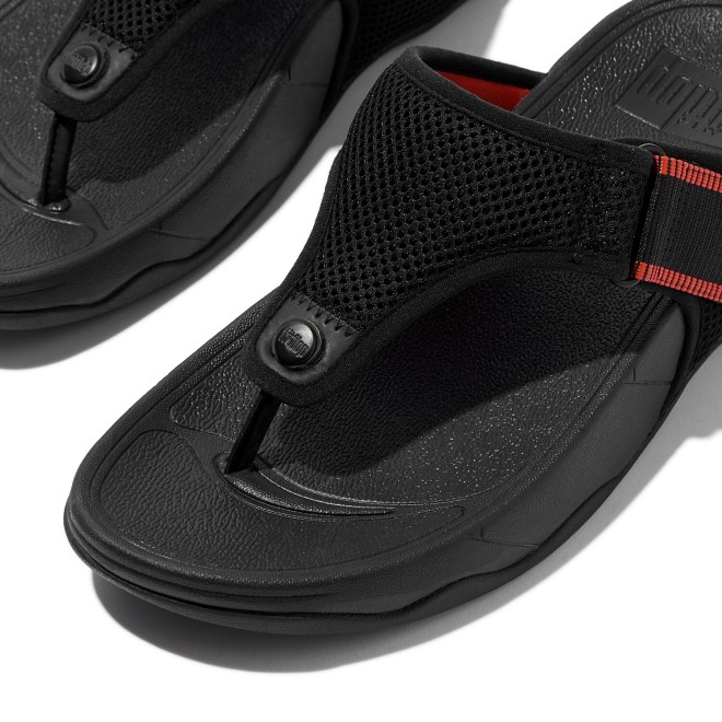Fitflop Trakk Mens Adj. W-Resistant Mesh Toe-Post Sandals (SKU: 338-419-11-11)