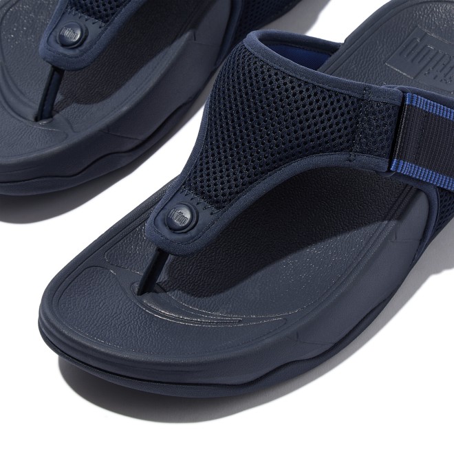 Fitflop Trakk Mens Adj. W-Resistant Mesh Toe-Post Sandals (SKU: 338-419-17-7)