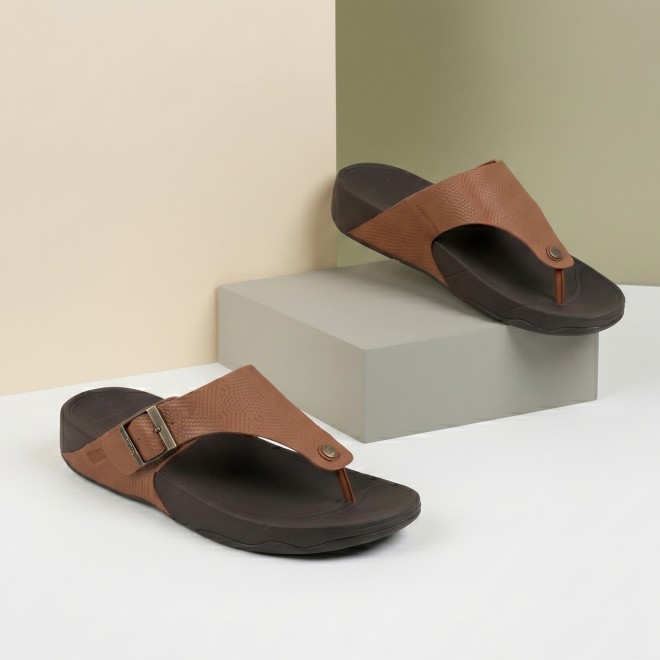 Fitflop Men Tan Casual Slippers (SKU: 338-430-23-7)