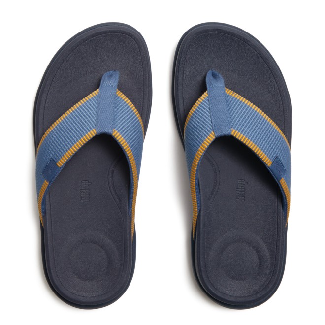 Fitflop F-Mode Go Mens Water-Resistant Webbing T-P Sandals (SKU: 338-436-45-8)