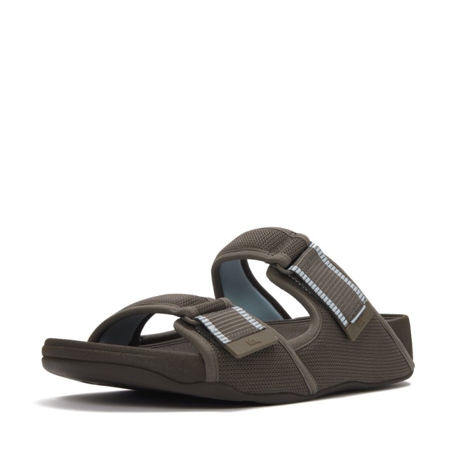 Fitflop Gogh Moc Mens Adj. Water-Resistant Mesh Slides (SKU: 338-437-32-7)