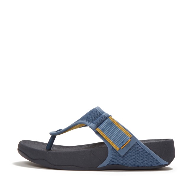 Fitflop Trakk Mens Adj. W-Resistant Mesh Toe-Post Sandals