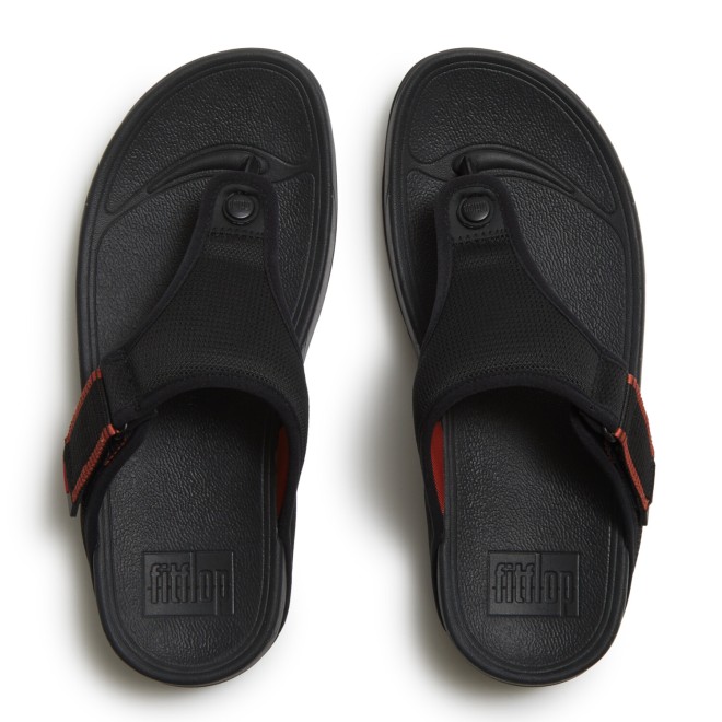 Fitflop Trakk Mens Adj. W-Resistant Mesh Toe-Post Sandals (SKU: 338-440-11-8)