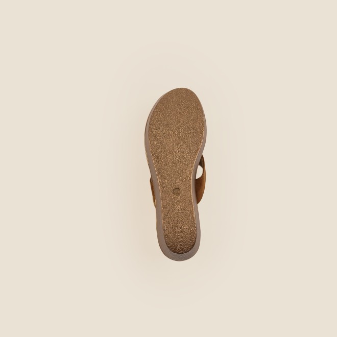 Mochi Women Tan Casual Slip Ons (SKU: 34-113-23-39)