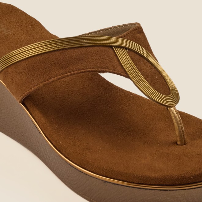 Mochi Women Tan Casual Slip Ons (SKU: 34-113-23-39)