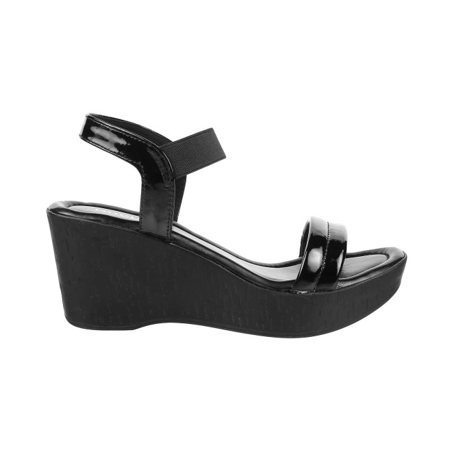 Mochi Women Black Casual Sandals (SKU: 34-121-11-36)