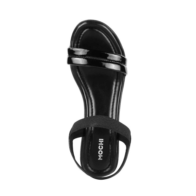 Mochi Women Black Casual Sandals (SKU: 34-121-11-36)