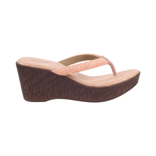 Mochi Women Rose-Gold Casual Slip Ons (SKU: 34-124-52-36)