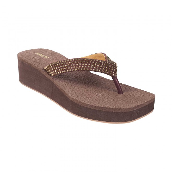 Mochi Women Brown Casual Sandals (SKU: 34-131-12-37)