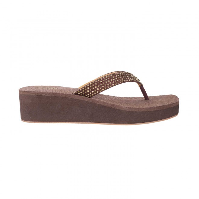 Mochi Women Brown Casual Sandals (SKU: 34-131-12-37)