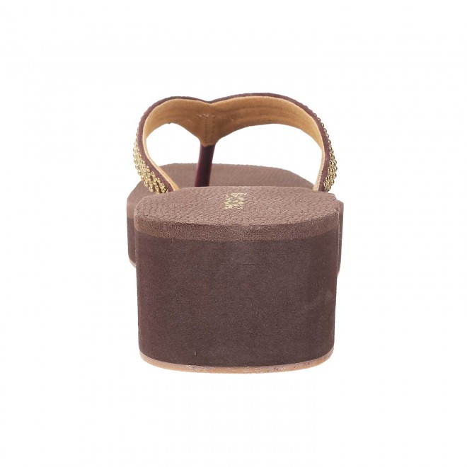 Mochi Women Brown Casual Sandals (SKU: 34-131-12-37)