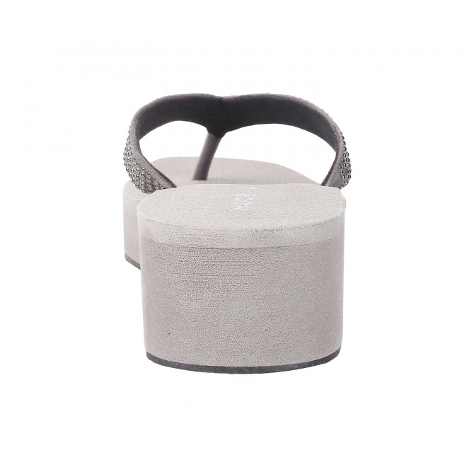 Mochi Women Grey Casual Sandals (SKU: 34-131-14-37)