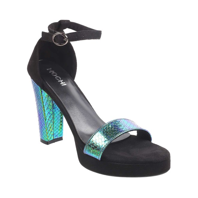 Mochi Women Black Party Sandals (SKU: 34-141-11-37)