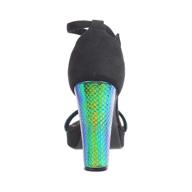 Mochi Women Black Party Sandals (SKU: 34-141-11-37)