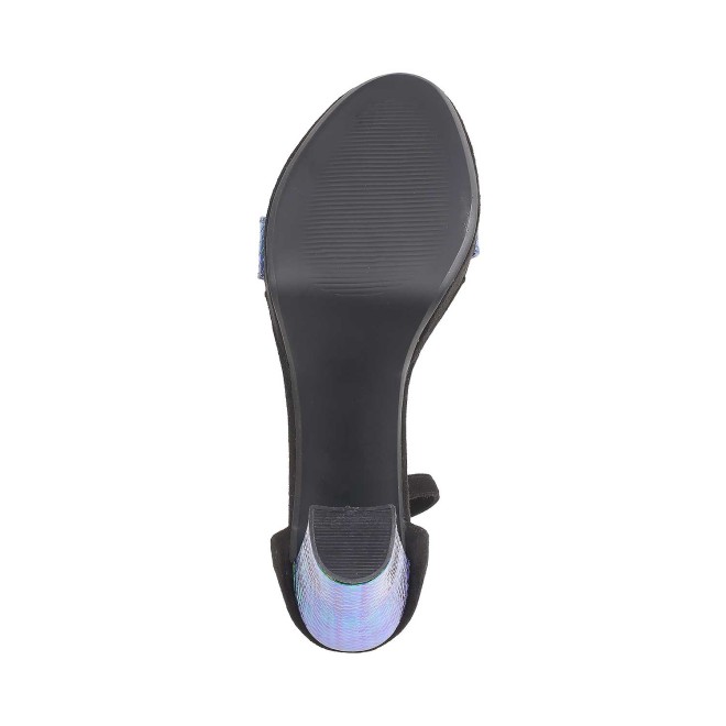 Mochi Women Black Party Sandals (SKU: 34-141-11-37)