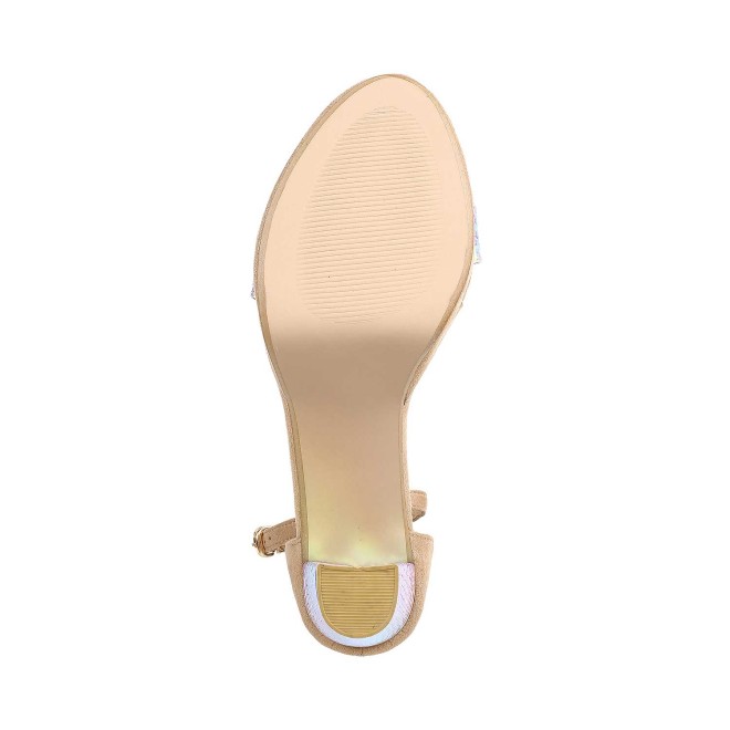 Mochi Women Beige Party Sandals (SKU: 34-141-20-40)