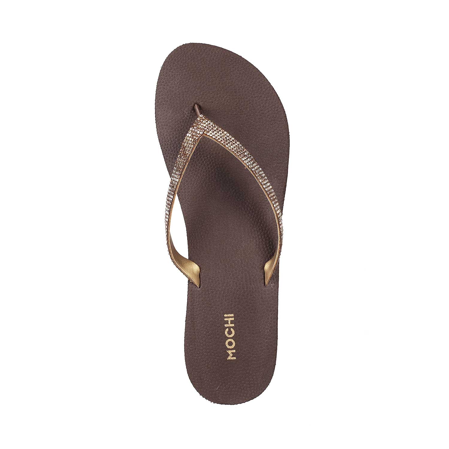 Mochi Women Antique-Gold Casual Sandals (SKU: 34-149-28-37)