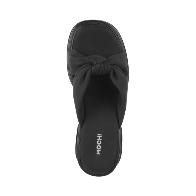Mochi Women Black Casual Slip Ons (SKU: 34-162-11-37)