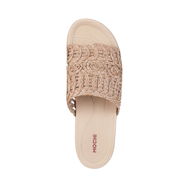 Mochi Women Brown Casual Slip Ons (SKU: 34-179-12-36)