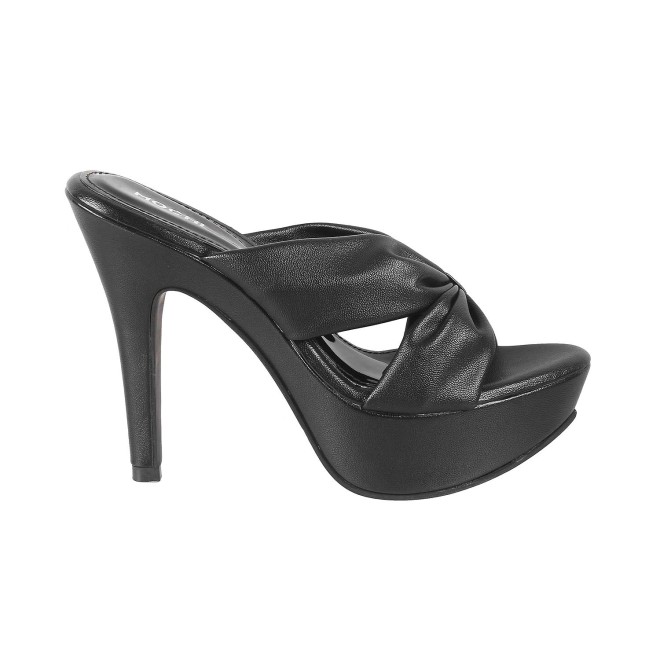 Mochi Women Black Party Slip Ons (SKU: 34-194-11-36)