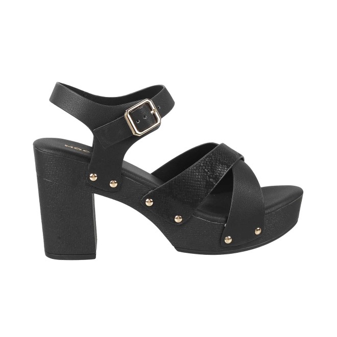 Mochi Women Black Casual Sandals (SKU: 34-224-11-36)