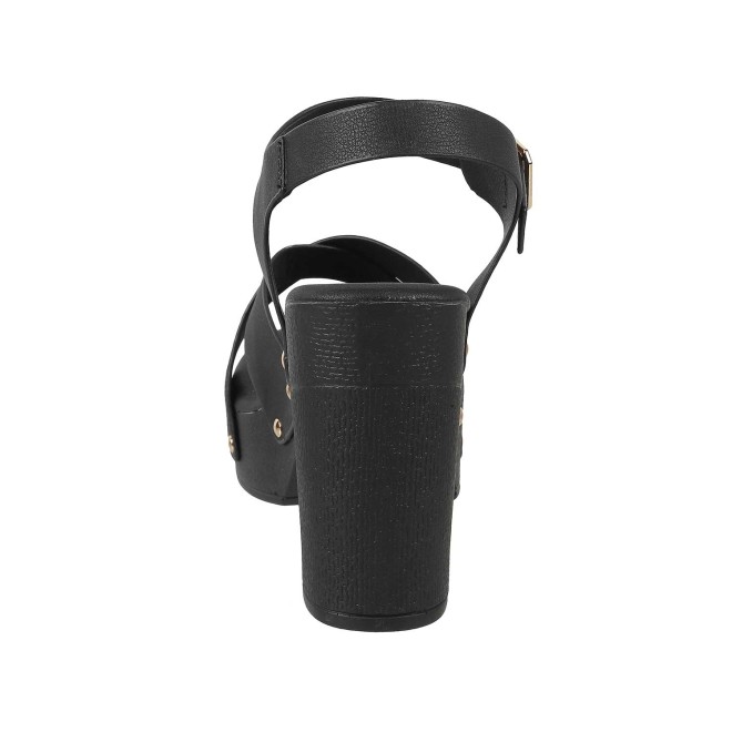 Mochi Women Black Casual Sandals (SKU: 34-224-11-36)