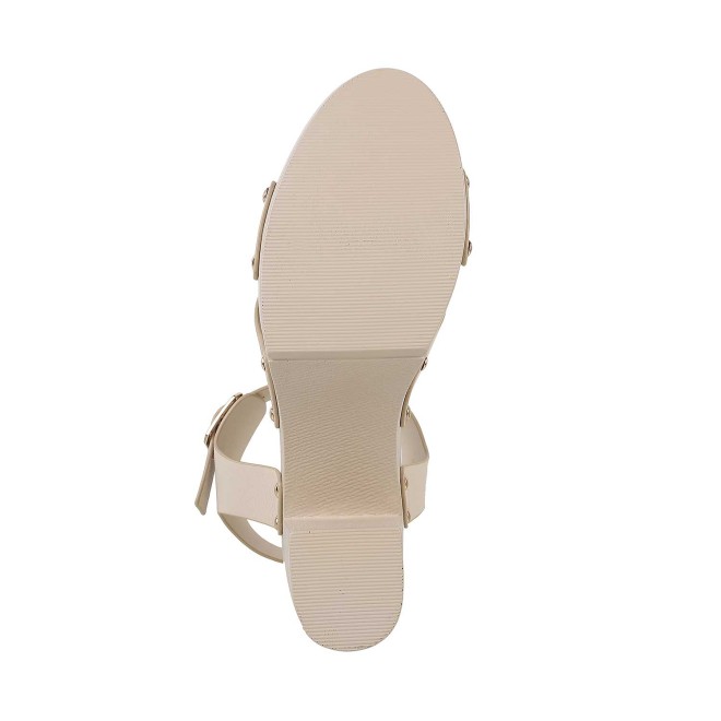 Mochi Women Beige Casual Sandals (SKU: 34-224-20-39)
