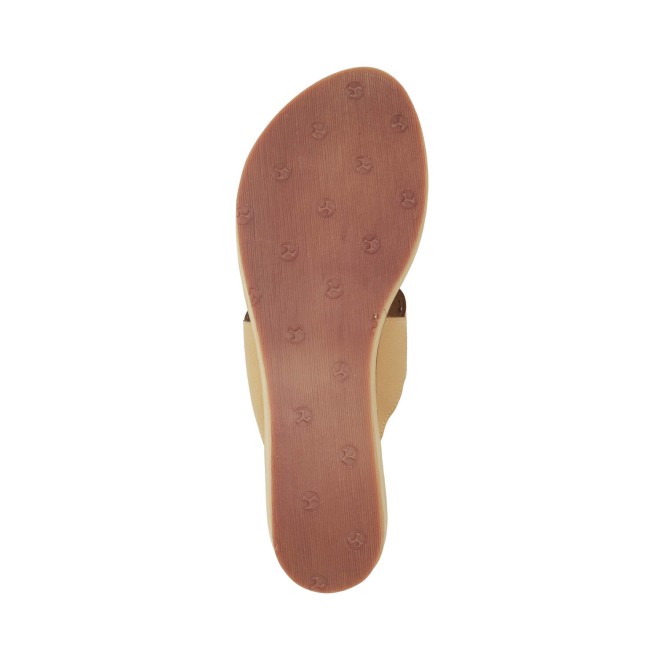Mochi Women Beige Casual Slippers (SKU: 34-238-20-39)