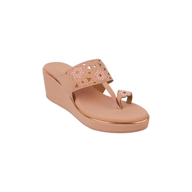 Mochi Women Peach Casual Slippers (SKU: 34-238-80-38)
