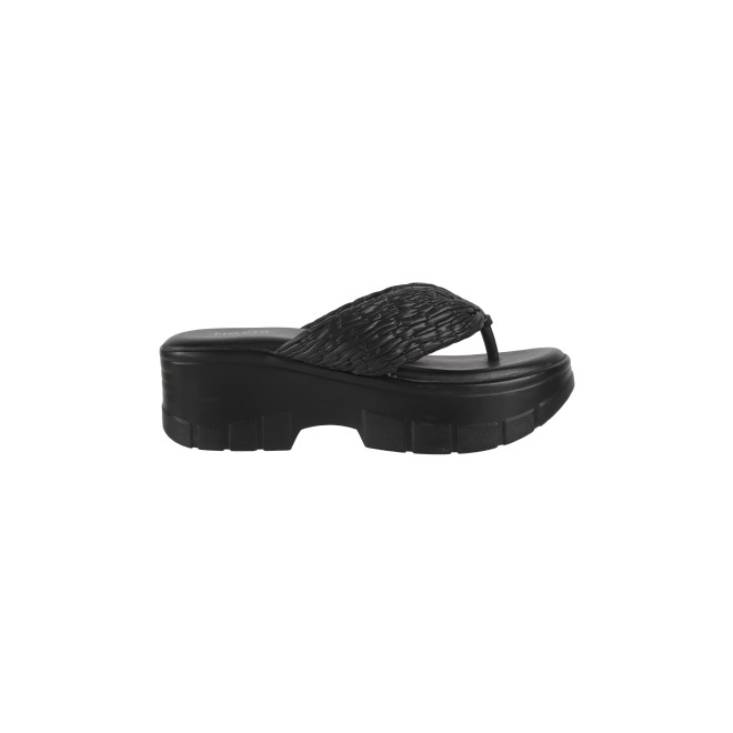 Mochi Women Black Casual Slip Ons (SKU: 34-240-11-37)