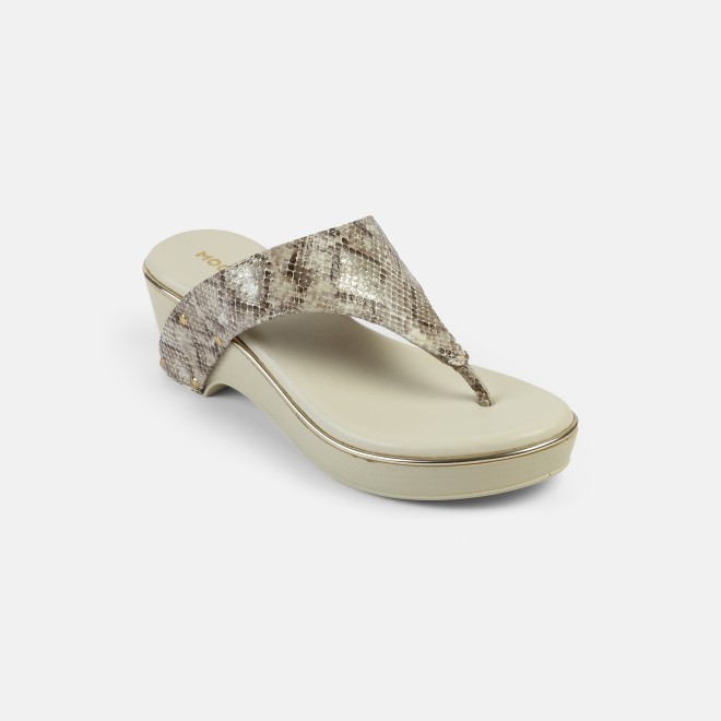 Mochi Women Beige Casual Slip Ons (SKU: 34-244-20-36)
