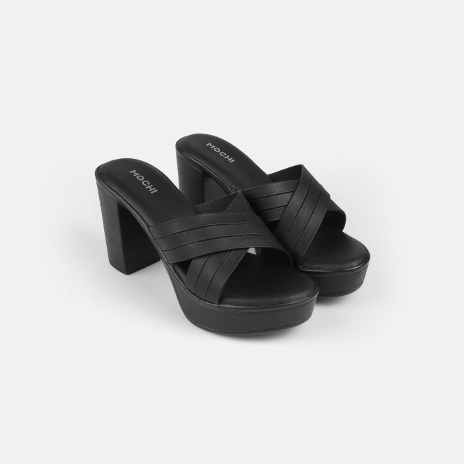 Mochi Women Black Casual Slip Ons (SKU: 34-250-11-39)
