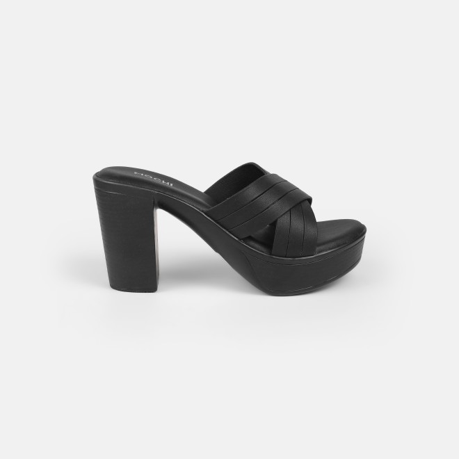Mochi Women Black Casual Slip Ons (SKU: 34-250-11-39)