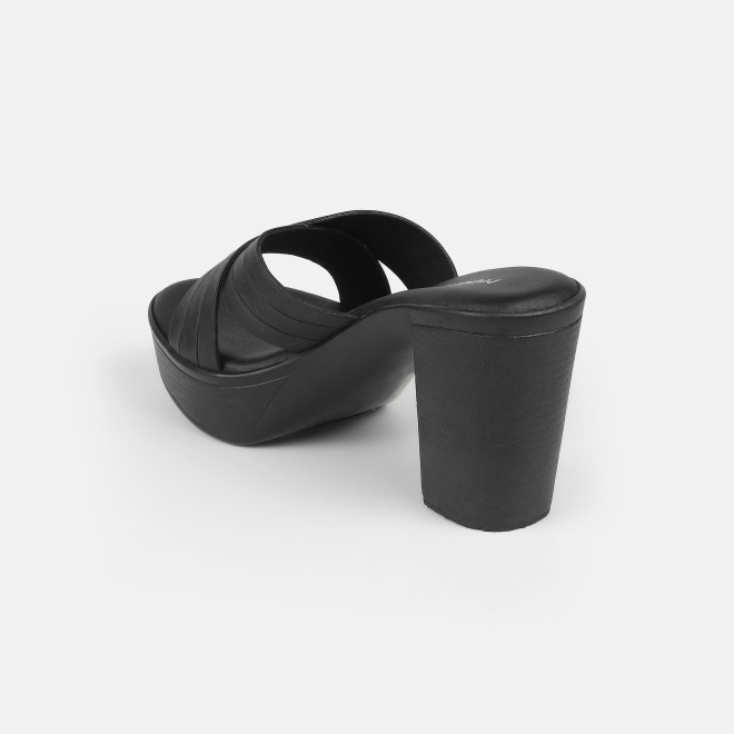 Mochi Women Black Casual Slip Ons (SKU: 34-250-11-39)