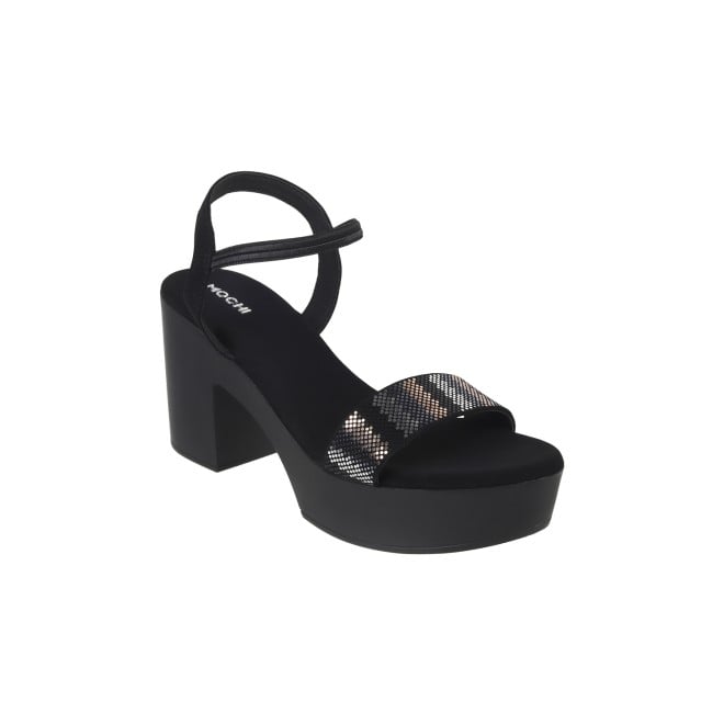 Mochi Women Black Casual Sandals (SKU: 34-272-11-36)