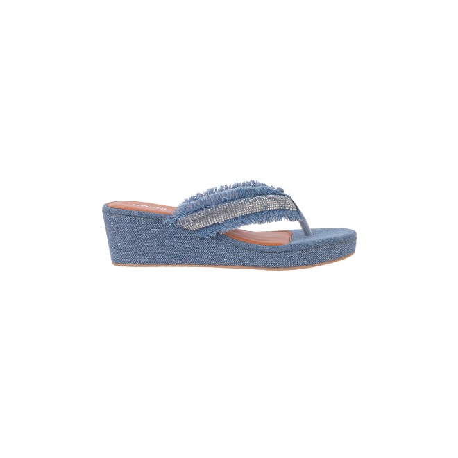 Mochi Women Blue Casual Slippers (SKU: 34-305-45-38)