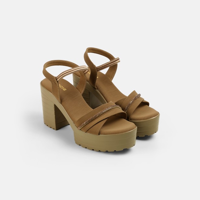 Mochi Women Beige-red Casual Sandals (SKU: 34-311-89-36)