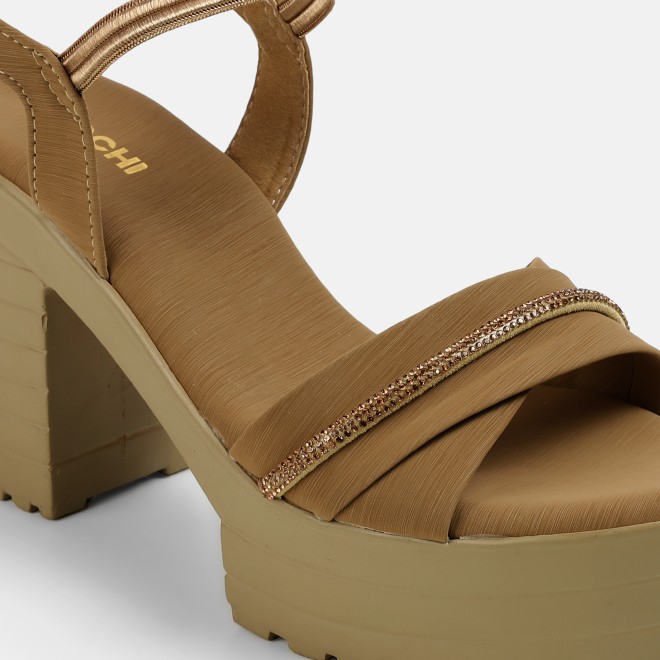 Mochi Women Beige-red Casual Sandals (SKU: 34-311-89-36)