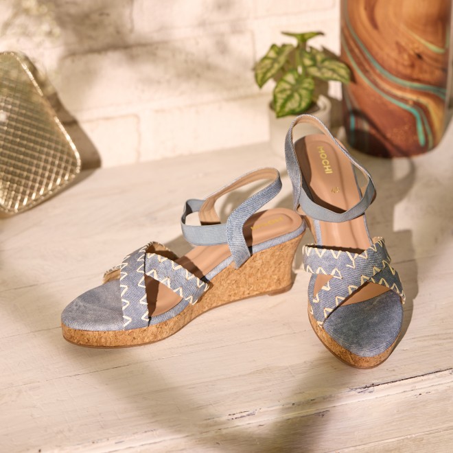 Mochi Women Blue Casual Sandals (SKU: 34-354-45-39)
