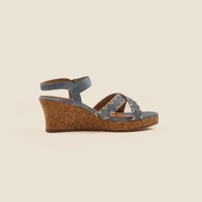 Mochi Women Blue Casual Sandals (SKU: 34-354-45-39)